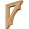 Ekena Millwork Westlake Slat Rough Sawn Bracket, Western Red Cedar, 6"W x 38"D x 46"H BKT06X38X46WTL06RWR - alternate 1